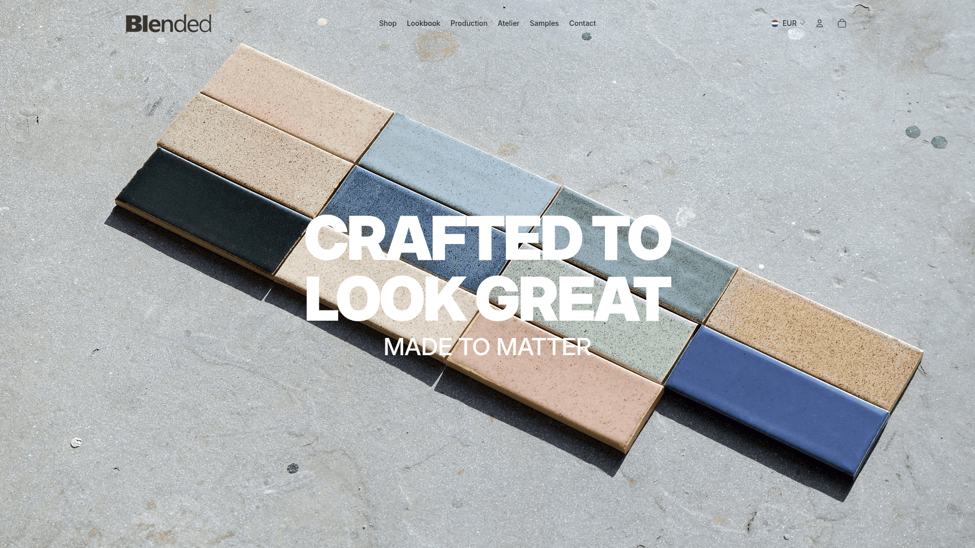 Blended Materials: Sustainable Design-First Upcycled Waste Tiles