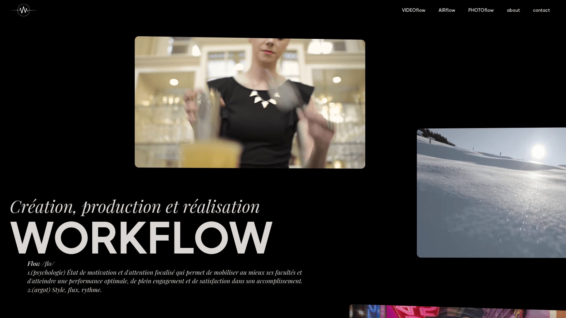 Workflow - Creative Studio and Visual Production