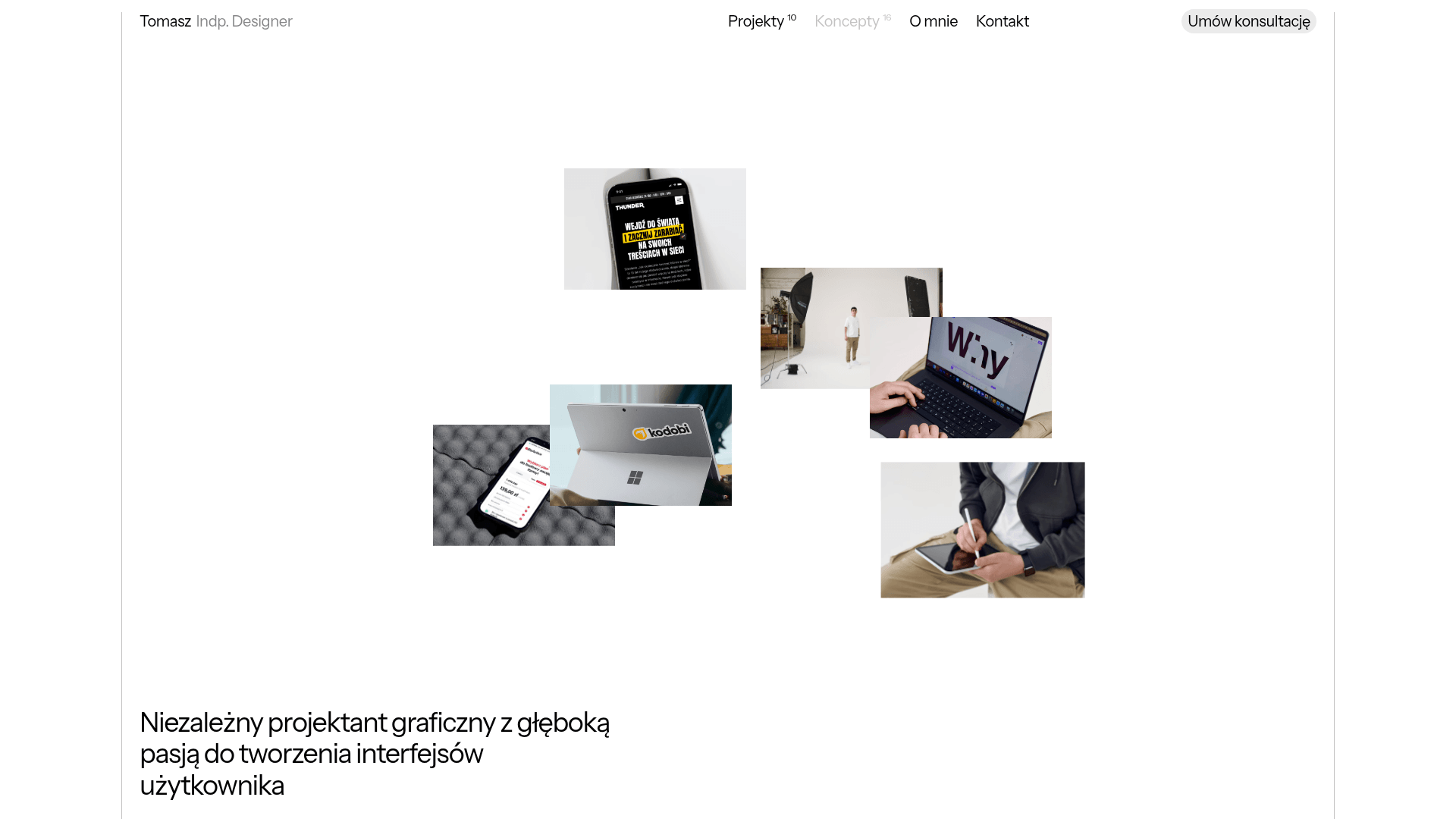 Tomasz Kozłowski - Independent Digital Designer and UI/UX Specialist
