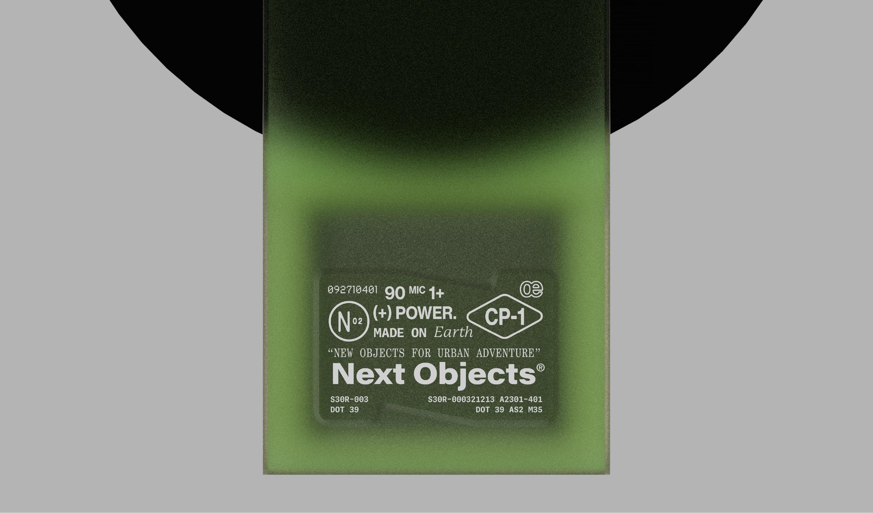 Next Objects. Art direction, branding, merch, package and web design by Jae Jeon.