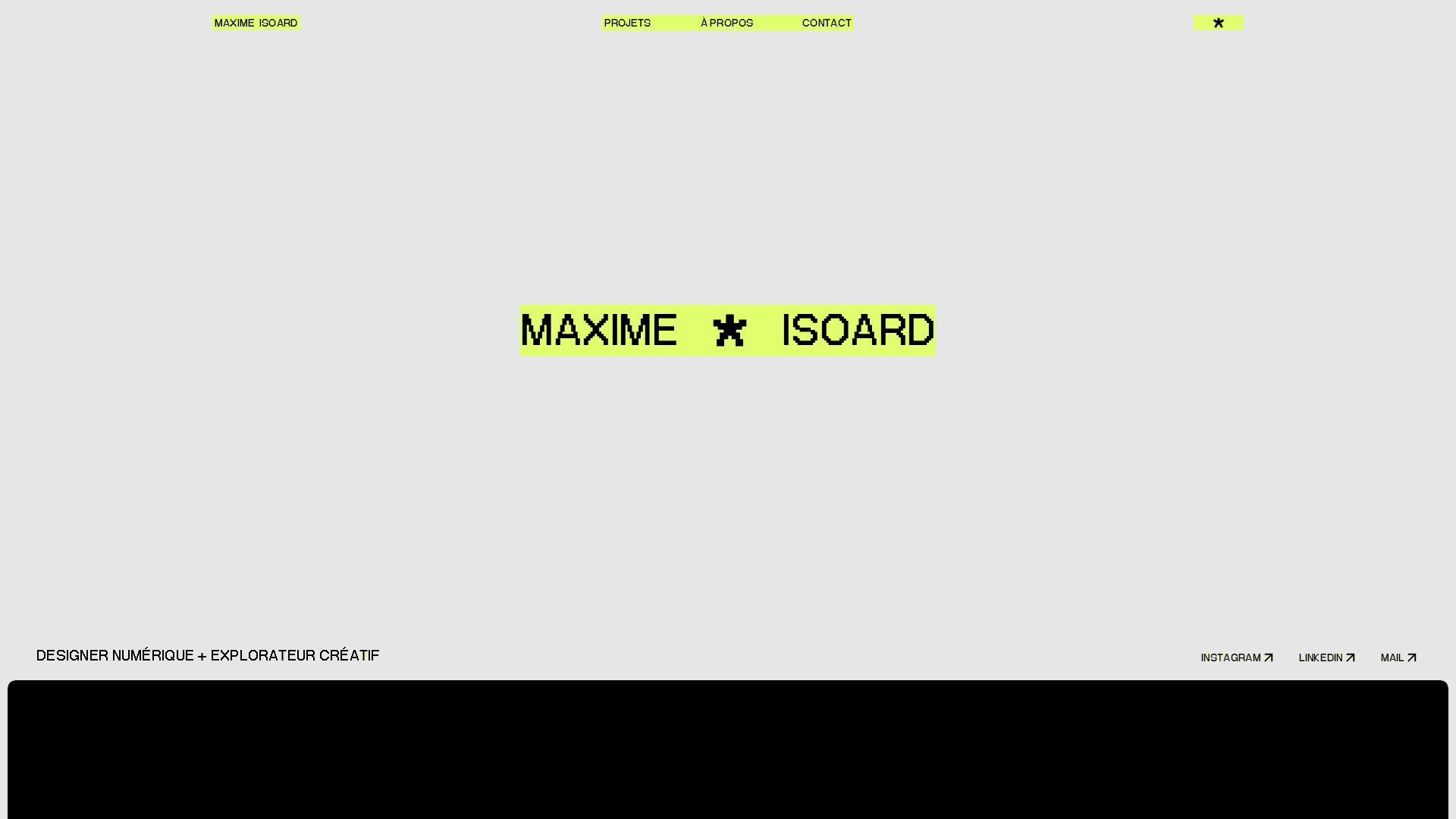 Maxime Isoard: Bold 3D Motion Design and Visual Art Direction