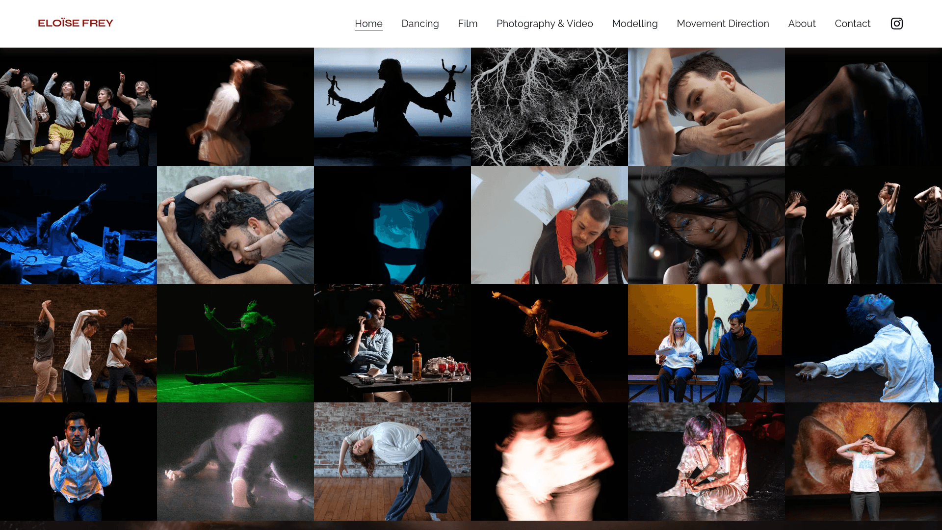 Eloise Frey: Contemporary Dance, Photography, and Filmmaking