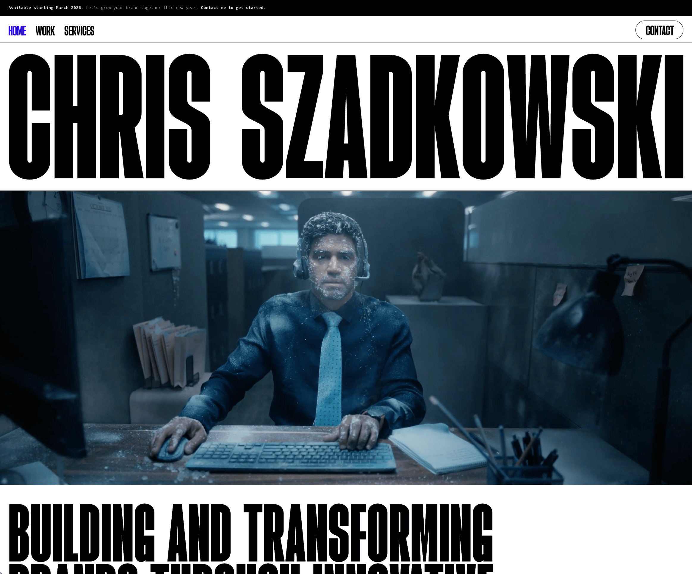 Chris Szadkowski: Executive Creative Director and Technologist