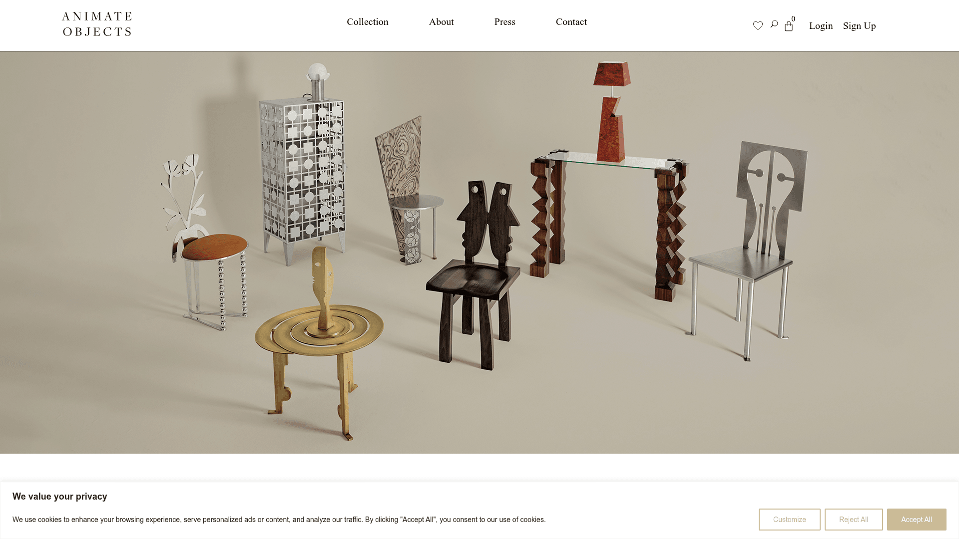 Animate Objects Sculptural Furniture and Collectible Design Studio
