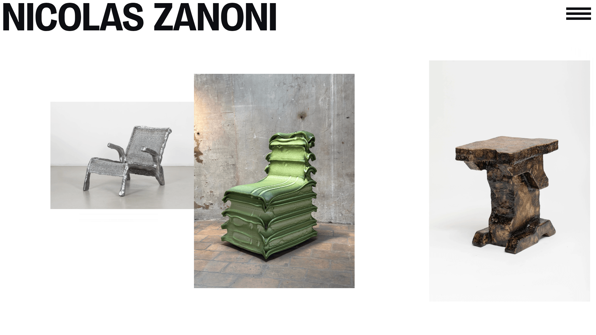 Nicolas Zanoni: Innovative Industrial Design and Material Sculptures