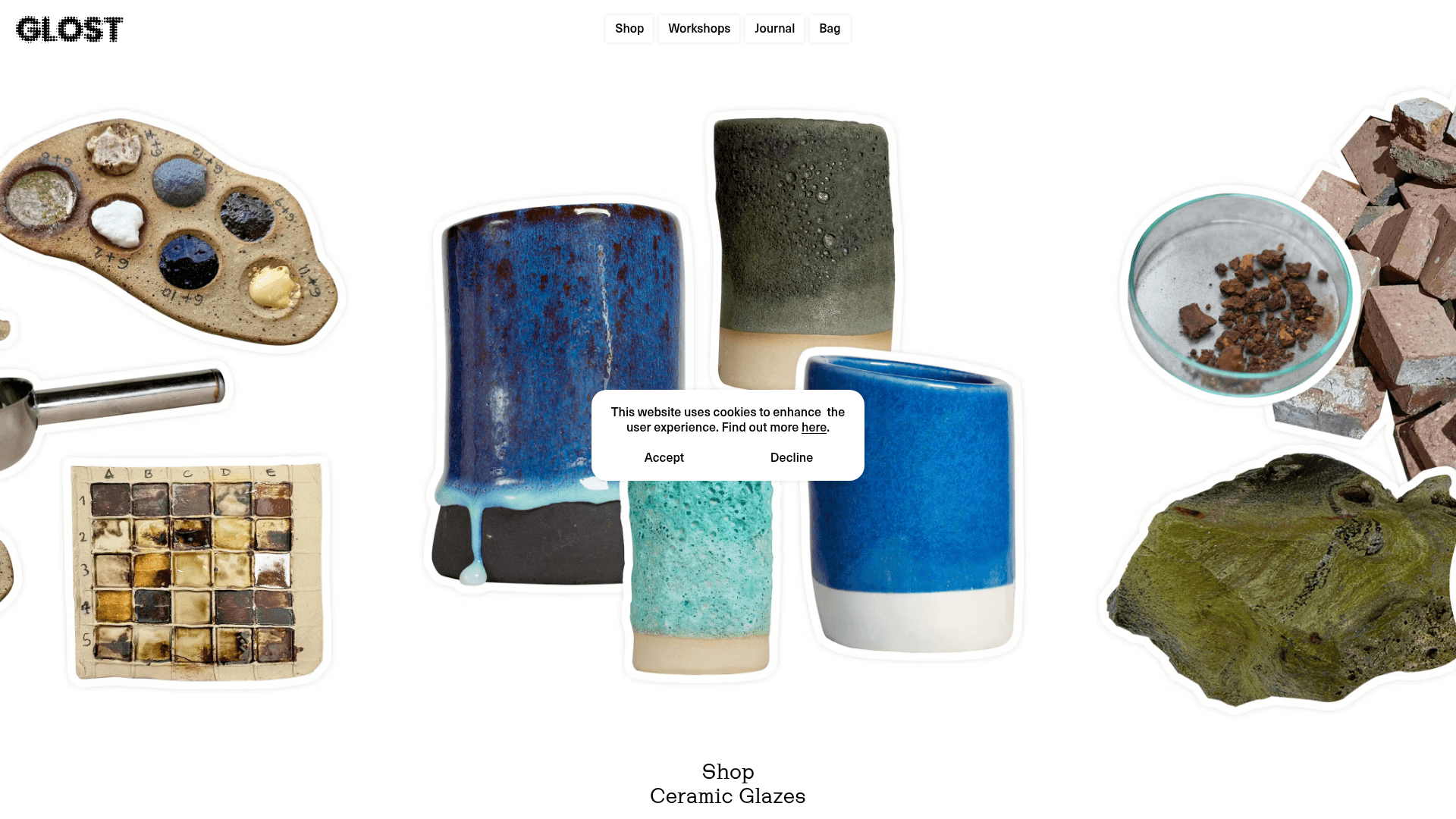 GLOST Glaze Artisanal Ceramic Glazes and Material Research