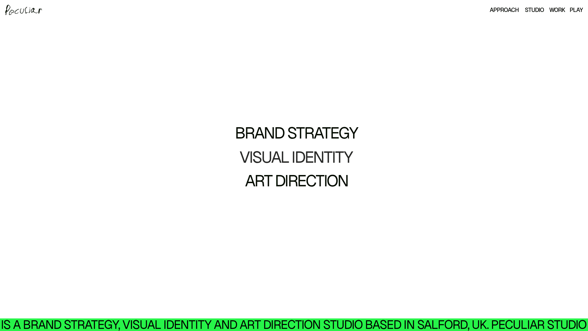 Peculiar Studio: Expert Brand Strategy and Visual Identity Design