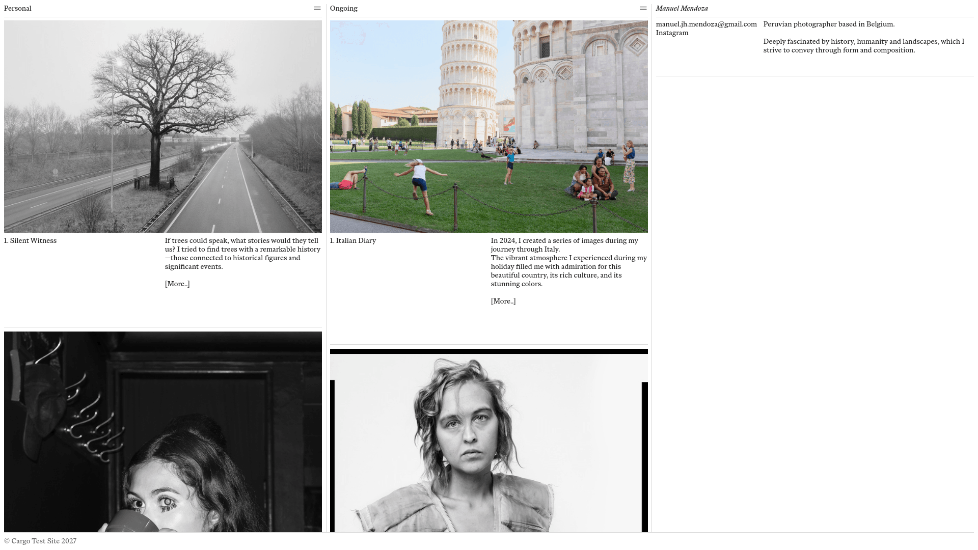 Emanuel Mendoza is a Director of Photography focused on cinematic narratives.