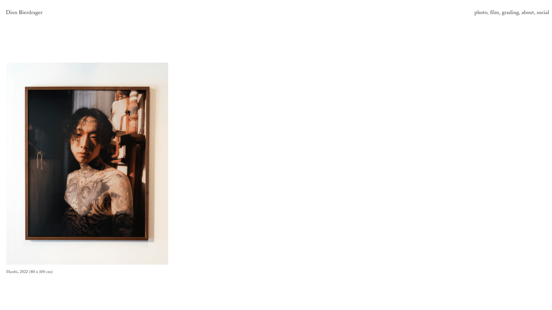 Dion Bierdrager | Photographer and Documentary Visual Artist