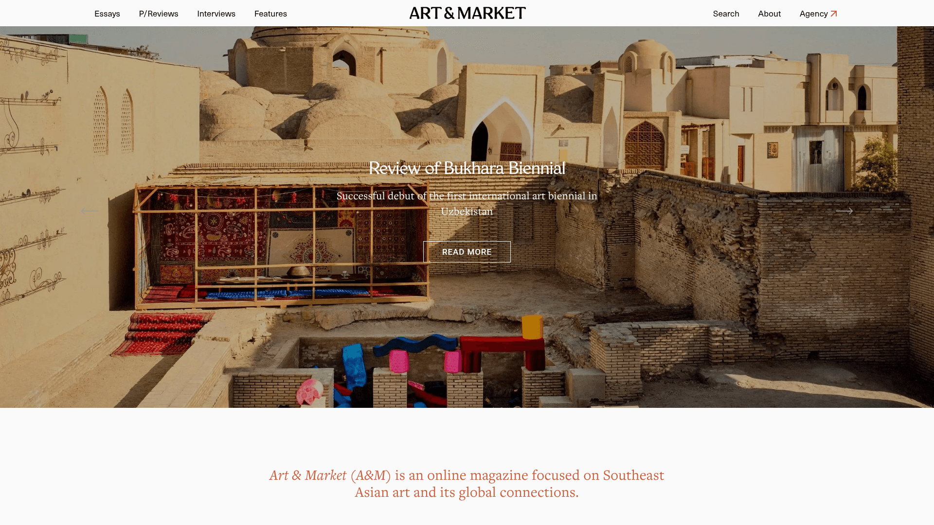 Art & Market: Multimedia Platform for Southeast Asian Art and Criticism