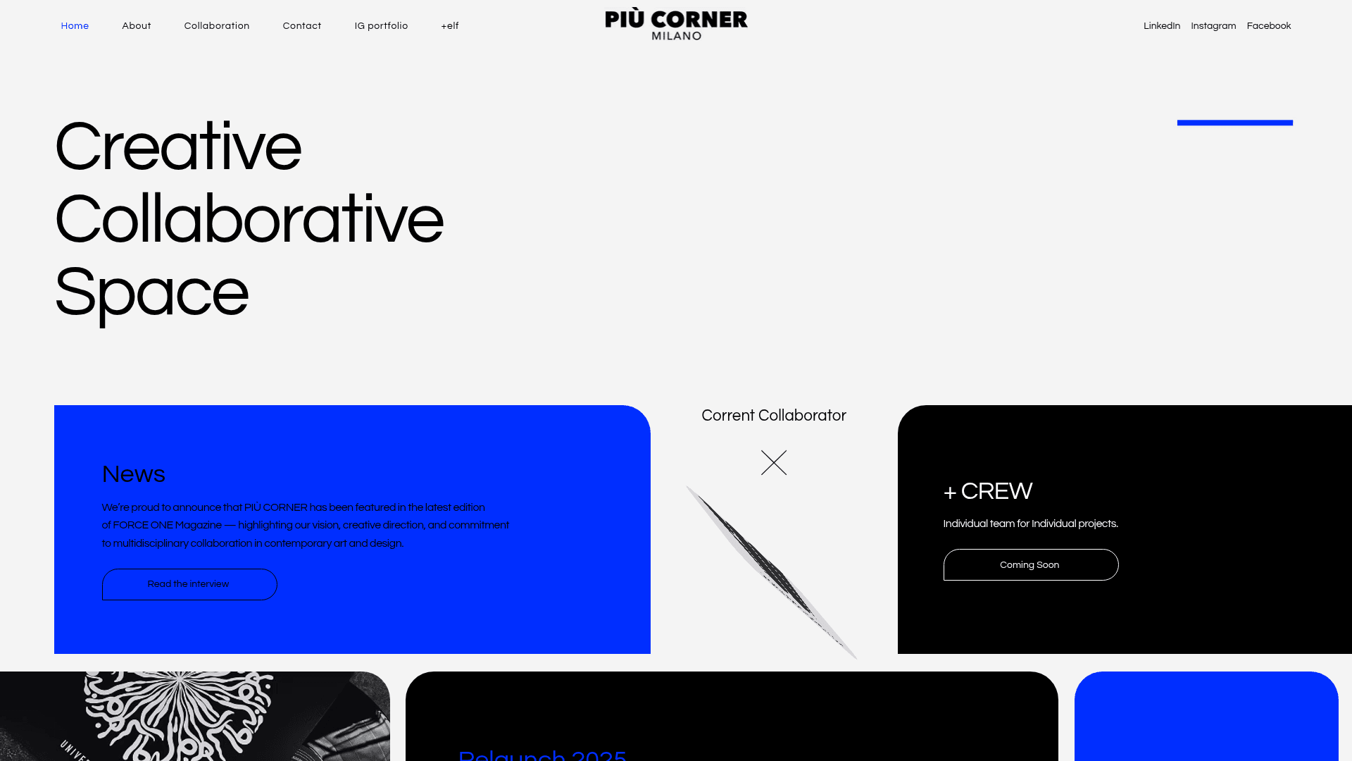 PIÙ CORNER: Multifunctional Creative Art Space and Collaborative Design Studio