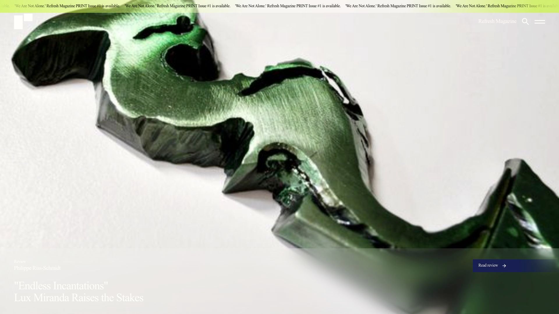 Refresh: The Living Archive of Contemporary Art